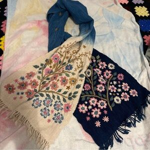 Bhukram shawl hand embroidery